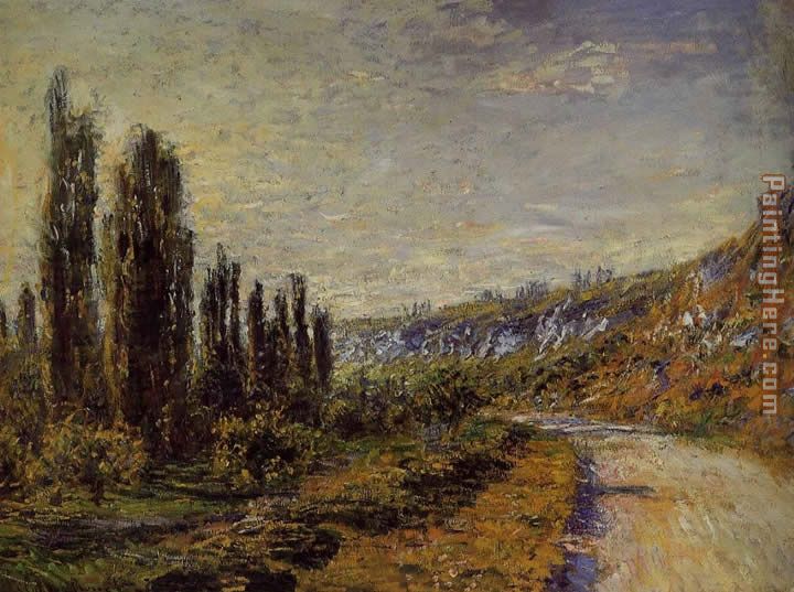 The Road from Vetheuil painting - Claude Monet The Road from Vetheuil art painting